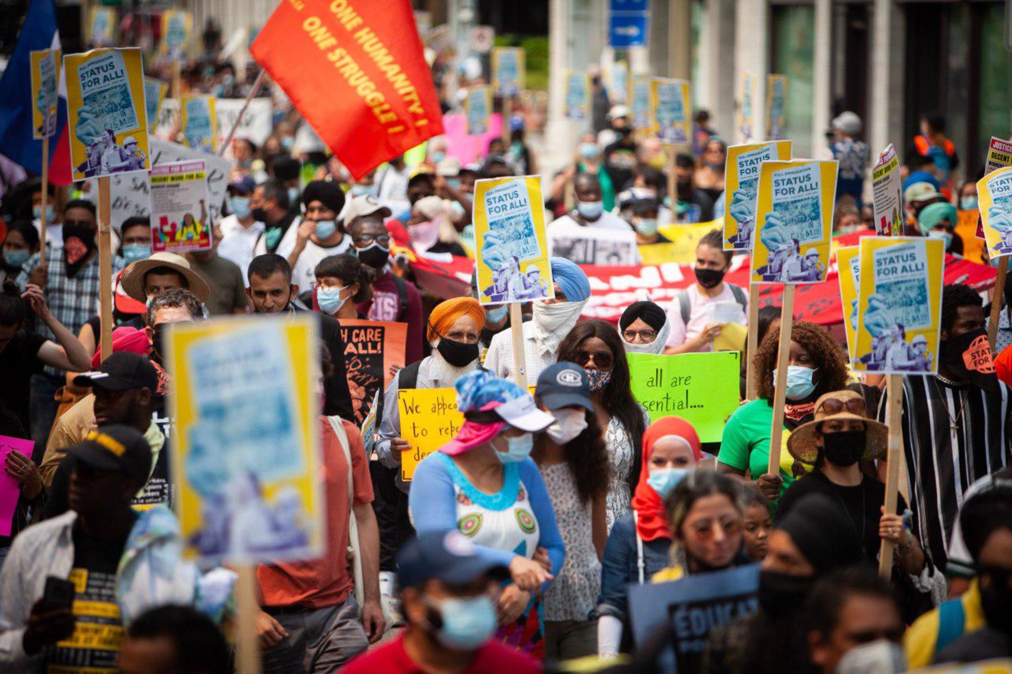 Canadá, marcha por la regularización - 4